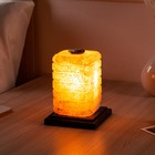 Соляная лампа "Зебра арома", цельный кристалл, 16 см, 2-3 кг - фото 2847944