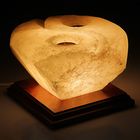 Соляная лампа "Инь и янь арома", цельный кристалл, 19 х 19 х 13,5 см, 3-4 кг - Фото 2