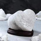 Соляная лампа "Сердце алое", цельный кристалл, 13 см, 1-2 кг - Фото 3