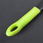 Лопатка с прорезями Доляна «Рейнбоу», 30 см, цвет зелёный - Фото 3
