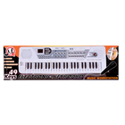 Синтезатор «Музыкант» с микрофоном, 49 клавиш, работает от сети и от батареек - Фото 11