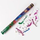 Пневмохлопушка поворотная «С Новым годом! Куранты», конфетти, фольга-серпантин, 60 см - Фото 2