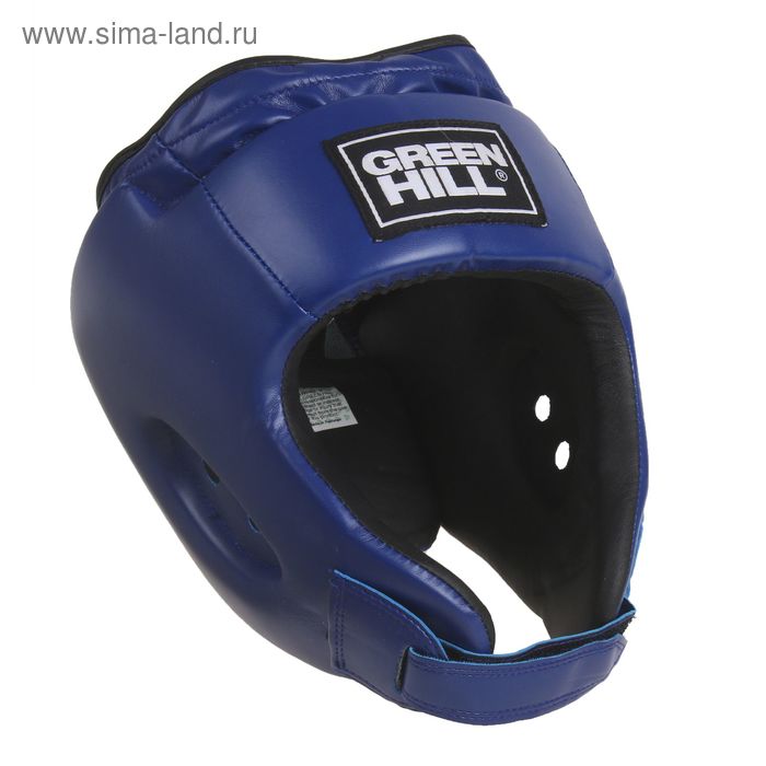 Шлем полуоткрытый, для бокса, Alfa, размер XL, цвет синий - Фото 1
