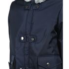Куртка для мальчиков демисезонная, рост 116 см, цвет тёмно-синий 17-435 - Фото 3