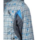 Куртка для мальчиков зимняя, рост 134 см, цвет серый+голубой 17-431 - Фото 3