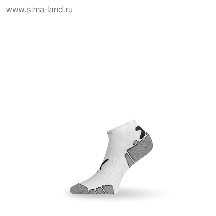 Носки летние, синтетика, цвет белый с рисунком, размер L - Фото 1