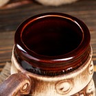 Бокал для пива "Казак", коричневый, керамика, 0.7 л, микс - Фото 4