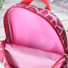 Рюкзак детский на молнии "Спирали", 1 отдел, 1 наружный карман, розовый - Фото 3