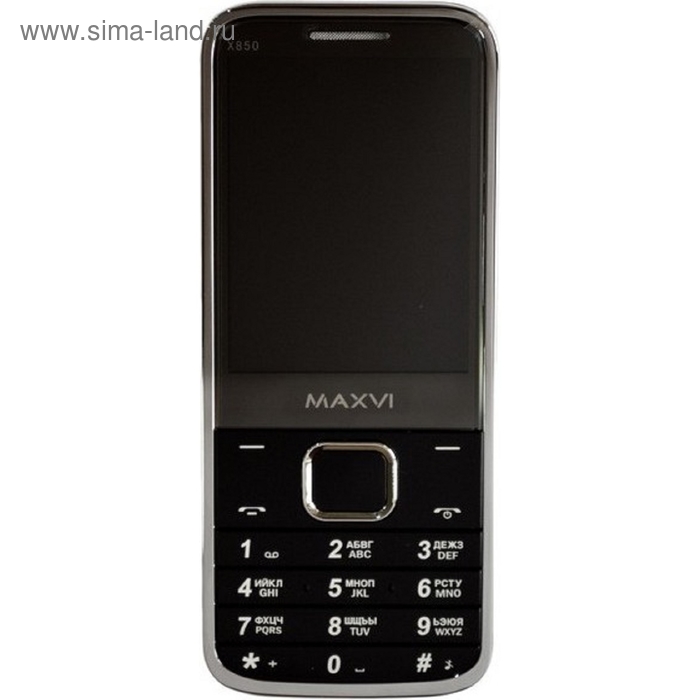 Сотовый телефон Maxvi X850, черный - Фото 1