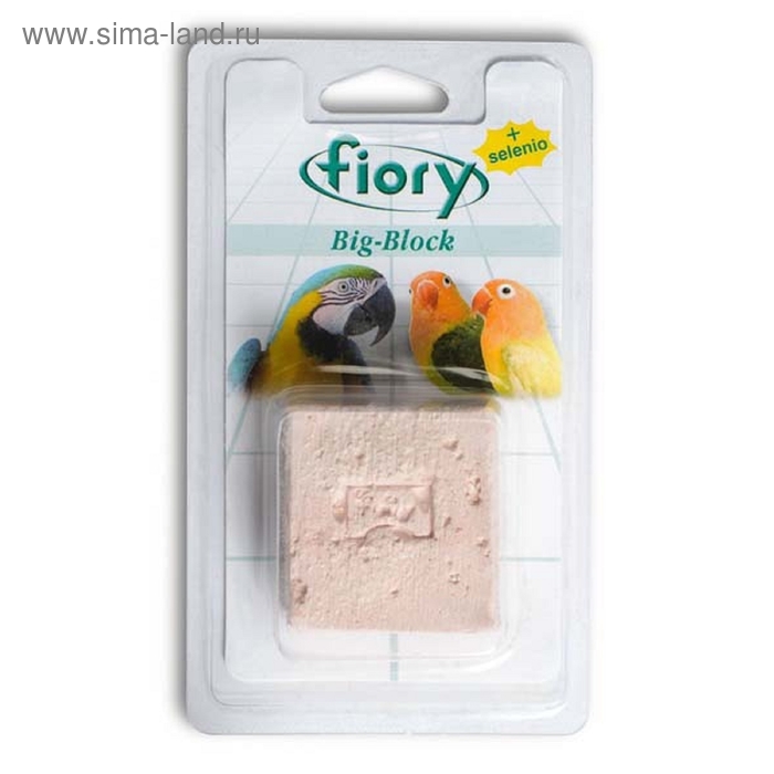 Био-камень для птиц FIORY Big-Block, с селеном, 100 г - Фото 1