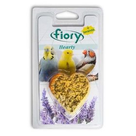Био-камень для птиц  FIORY earty, с лавандой в форме сердца, 45 г 1584977