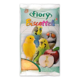 Лакомство FIORY Biscottelli для птиц, бисквит, с яблоком, 30 г. 1584981