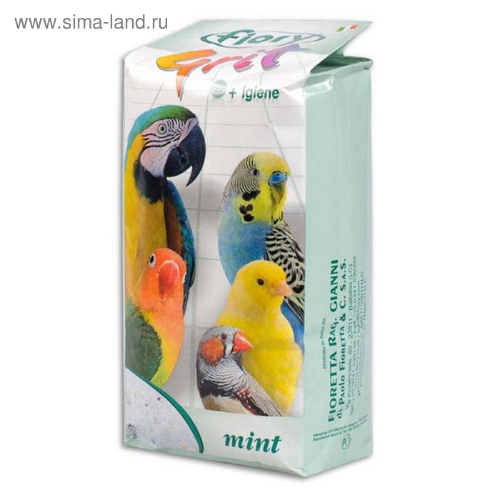 Песок для птиц FIORY Grit Mint, мята, 1 кг - Фото 1