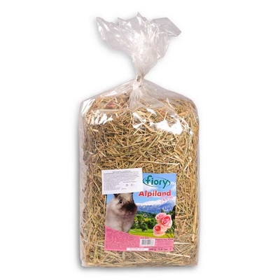 Сено «Альпийское» FIORY Alpiland Rose, с розой, 500 г