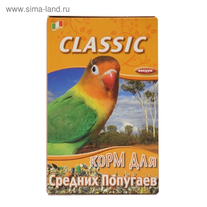 Корм FIORY Classic для средних попугаев, 650 г. - Фото 1