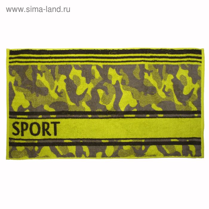 Полотенце махровое Khaki sport ПЦ-2602-2032-2 50х90 см хл100% - Фото 1