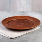 Тарелка "Дымленая", плоская, декор, красная глина, 25 см, микс - Фото 5