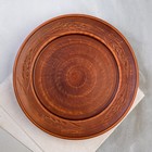 Тарелка "Дымленая", плоская, декор, красная глина, 25 см, микс - Фото 6