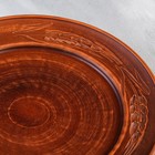 Тарелка "Дымленая", плоская, декор, красная глина, 25 см, микс - Фото 8