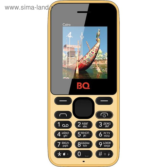 Сотовый телефон BQ M-1804 Cairo coffee без СЗУ в комплекте - Фото 1