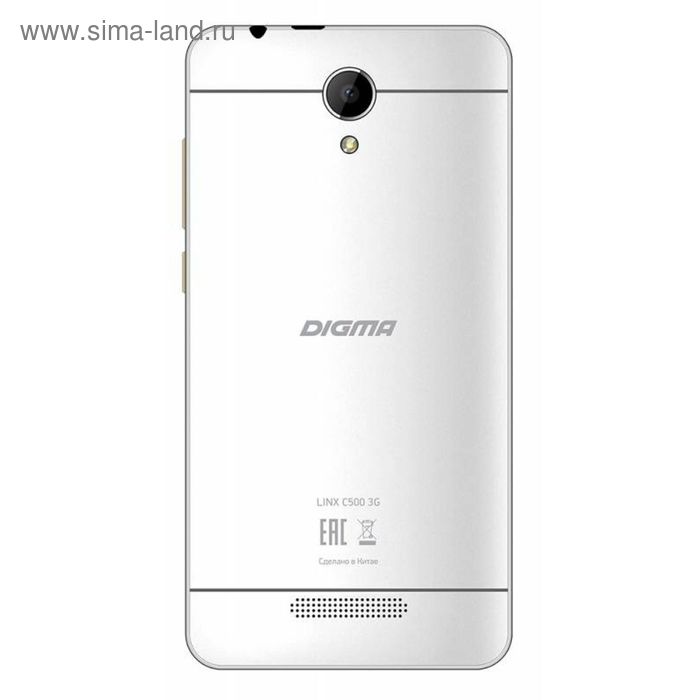 Смартфон Digma LINX C500 4Gb white, 2sim - Фото 1