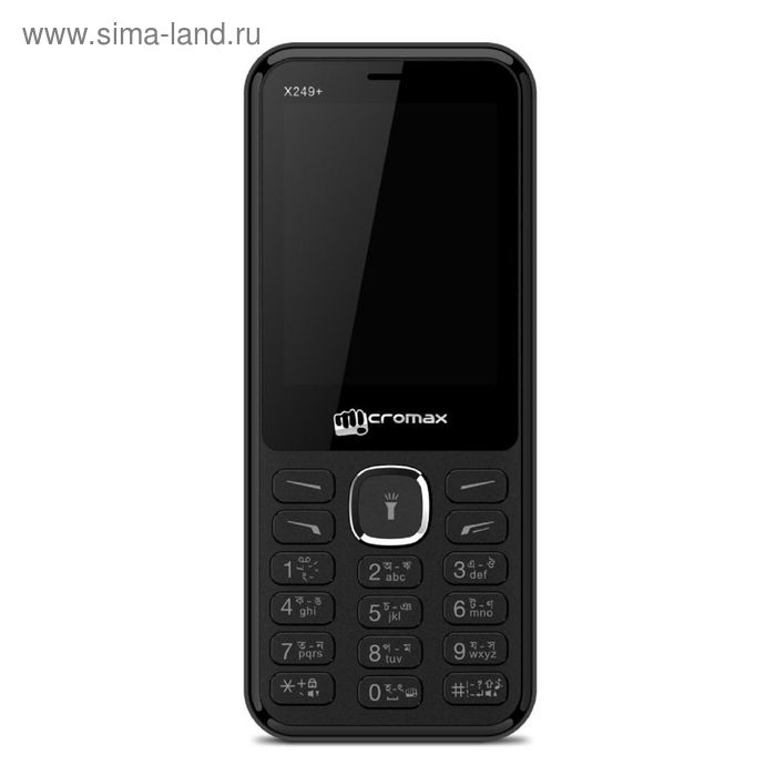 Сотовый телефон Micromax X249+ black (черный) - Фото 1