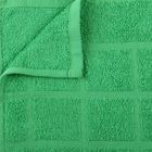 Полотенце махровое жаккардовое 80×160 см хлопок 340 г/м2 Зеленый - Фото 2