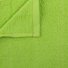 Полотенце махровое, цвет светло-салатовый, размер 30х60 см, хлопок 280 г/м2 - Фото 2