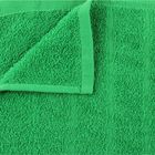 Полотенце махровое жаккардовое 30×60 см хлопок 280 г/м2 Зеленый - Фото 2