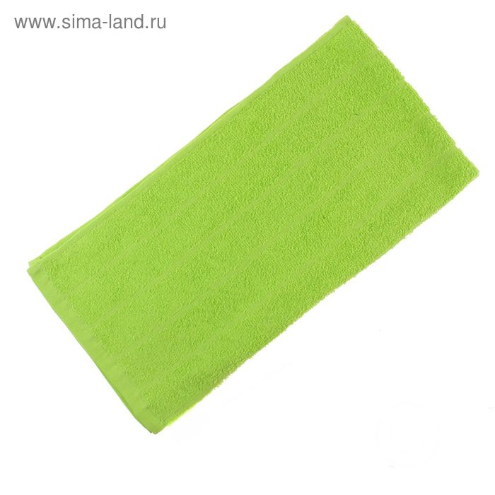 Полотенце махровое, цвет салатовый, размер 40х70 см, хлопок 280 г/м2 - Фото 1