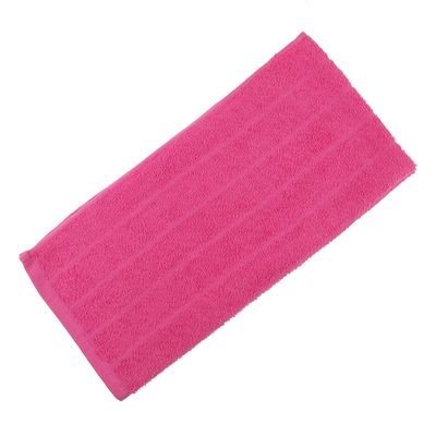 Полотенце махровое, цвет ярко-розовый, размер 40х70 см, хлопок 280 г/м2