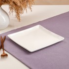 Тарелка "Квадрат", плоская, для суши, керамика, 19 см - Фото 2