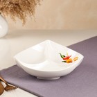 Менажница «Орешник», с деколью, 22 см, белая, МИКС - Фото 4