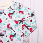 Комплект для девочки (полукомбинезон и футболка), рост 86 см (48), цвет сиреневый/молочный - Фото 7