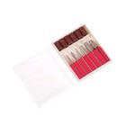 Аппарат для маникюра Luazon LMH-02, 6 насадок, 12 Вт, до 20000 об/мин, серый - Фото 4