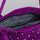 Сумка летняя, отдел на молнии, цвет фиолетовый - Фото 5