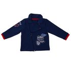 Куртка для мальчика "Маленький байкер", рост 74 см (48), цвет синий (арт. ЮДД636258_М) - Фото 1