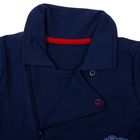 Куртка для мальчика "Маленький байкер", рост 74 см (48), цвет синий (арт. ЮДД636258_М) - Фото 2