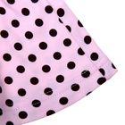 Платье для девочки "Осенний блюз", рост 92 см (50), цвет шоколадный/розовый, принт горошек (арт. ДПД854067н_М) - Фото 5