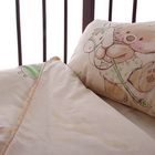 Детское постельное бельё "Mika" (пододеяльник 145х98 см, наволочка 38х60 см, простыня 150х98 см), цвет бежевый/зелёный - Фото 3