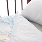 Детское постельное бельё "Сабина" (пододеяльник 145х107 см, наволочка 38х60 см, простыня 147х97 см), цвет голубой - Фото 3