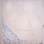Пеленка-уголок, размер 75*75 см, цвет белый/голубой 05-102/1Н - Фото 2