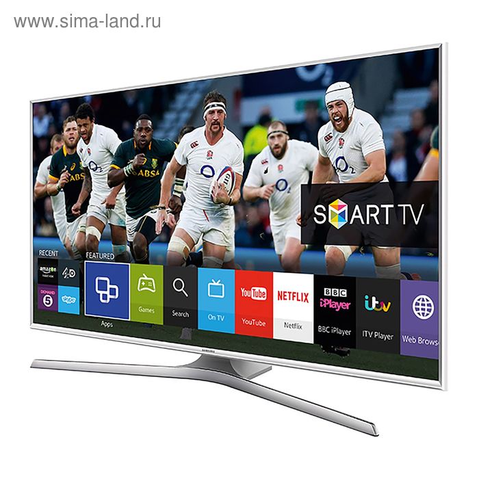 Телевизор Samsung UE40J5510, LED, 40", белый - Фото 1
