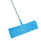 Швабра для мытья пола плоская Доляна «Мозаика», насадка из микрофибры 43×13 см, телескопическая ручка 68-120 см - Фото 2