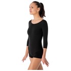 Купальник для гимнастики и танцев Grace Dance, р. 42, цвет чёрный - Фото 2