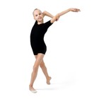 Купальник для гимнастики и танцев Grace Dance, р. 32, цвет чёрный - Фото 4