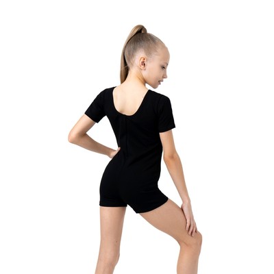 Купальник для гимнастики и танцев Grace Dance, р. 38, чёрный