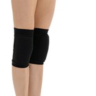 Наколенники для гимнастики и танцев Grace Dance, с уплотнителем, р. S, 7-10 лет, цвет чёрный - Фото 2