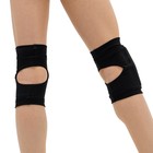 Наколенники для гимнастики и танцев Grace Dance, с уплотнителем, р. M, 11-14 лет, цвет чёрный - Фото 6