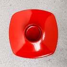 Подсвечник на 1 свечу «Квадрат», металл, 7×3 см, красный - Фото 4